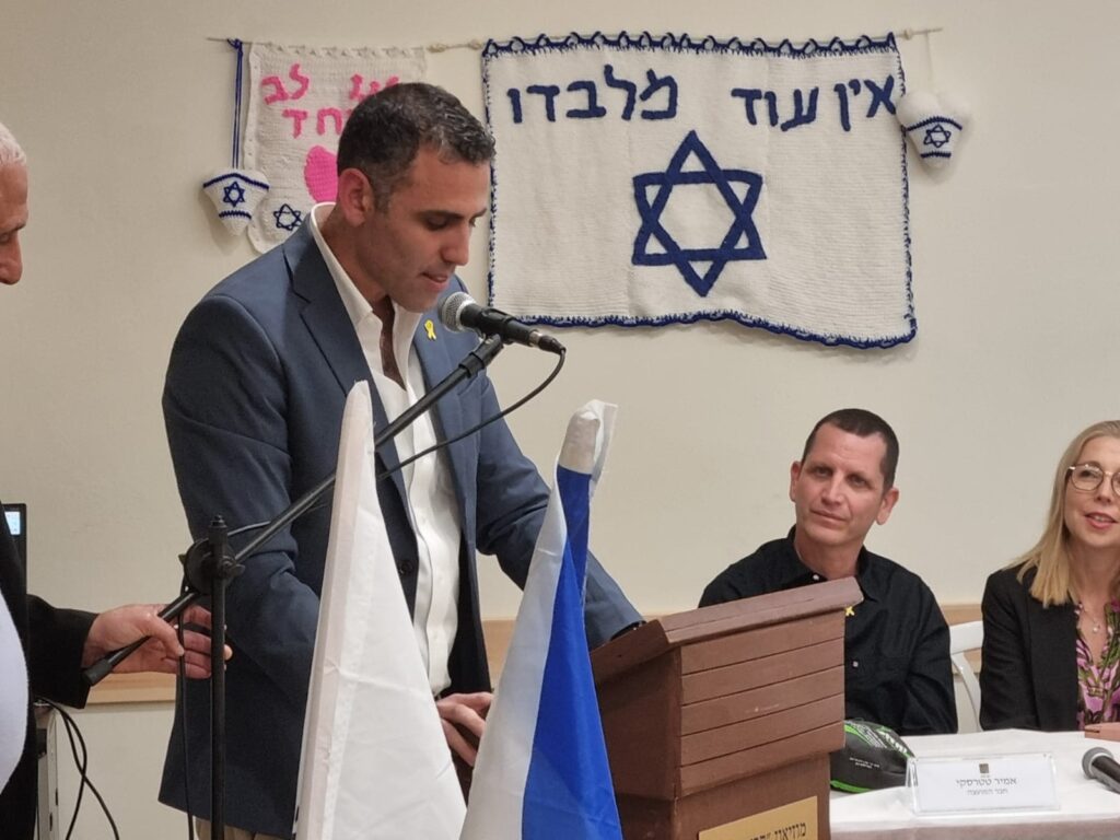 ראש מועצת אבן יהודה הנכנס מתן כצמן